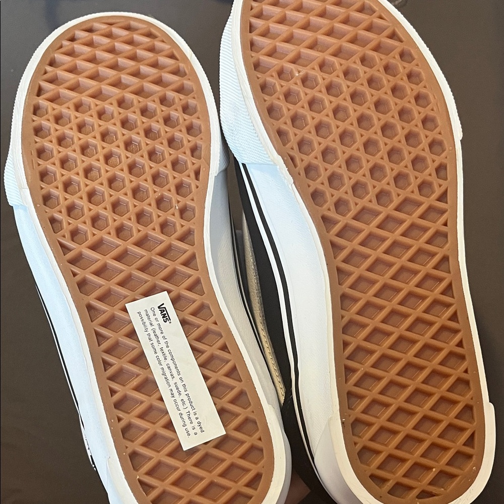 Vans Kids Classic Black and White Sneakers - Picture 3 of 4